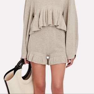 Joslin Emily Knit Ruffle Shorts